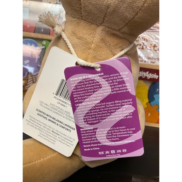Warmies Microwavable Kangaroo &‎ Joey Plush Toy - Picture 4 of 4